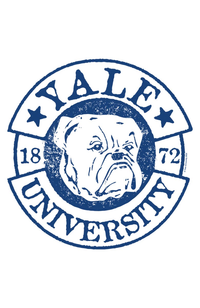 Yale University Men's Yale University College Mascot 1872 Graphic T-Shirt, Alternate, color, White