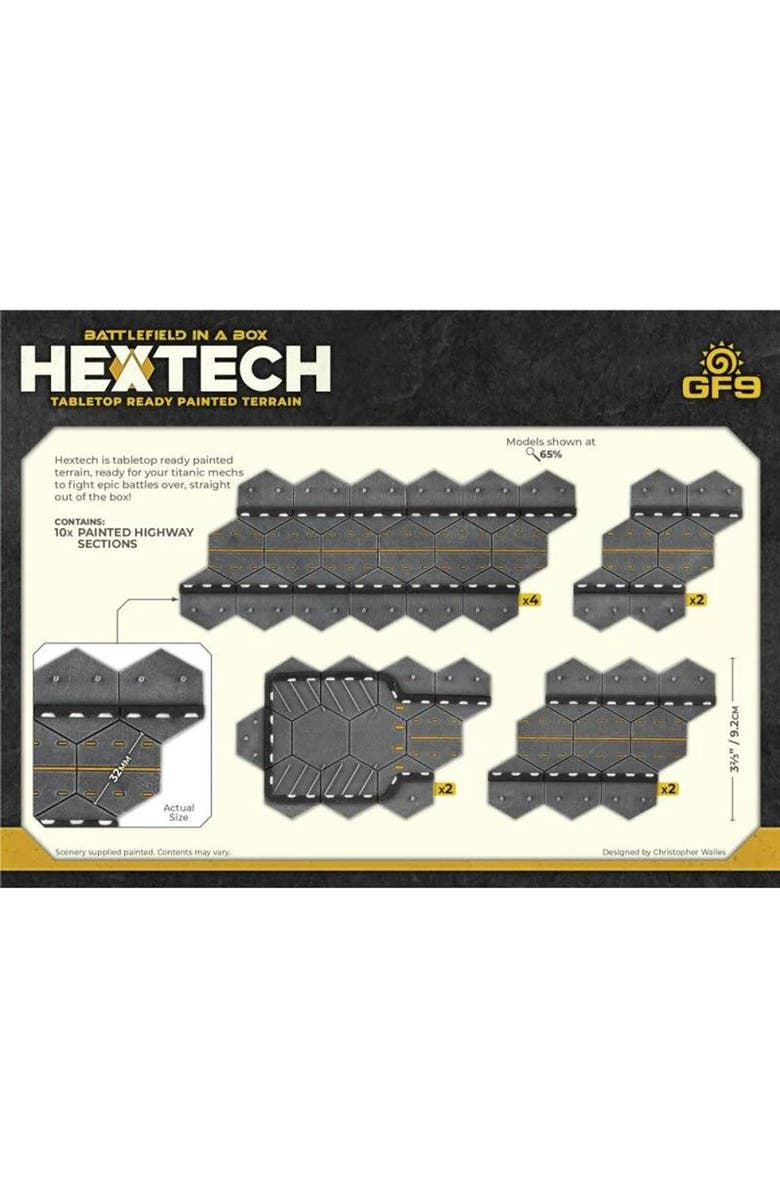 GF9 Hextech Trinity City Painted Highway Tiles, 10 Pieces, Alternate, color, 