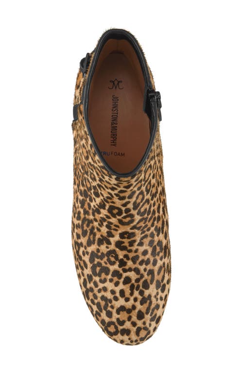 Johnston & Murphy Sienna Belted Bootie In Animal Print