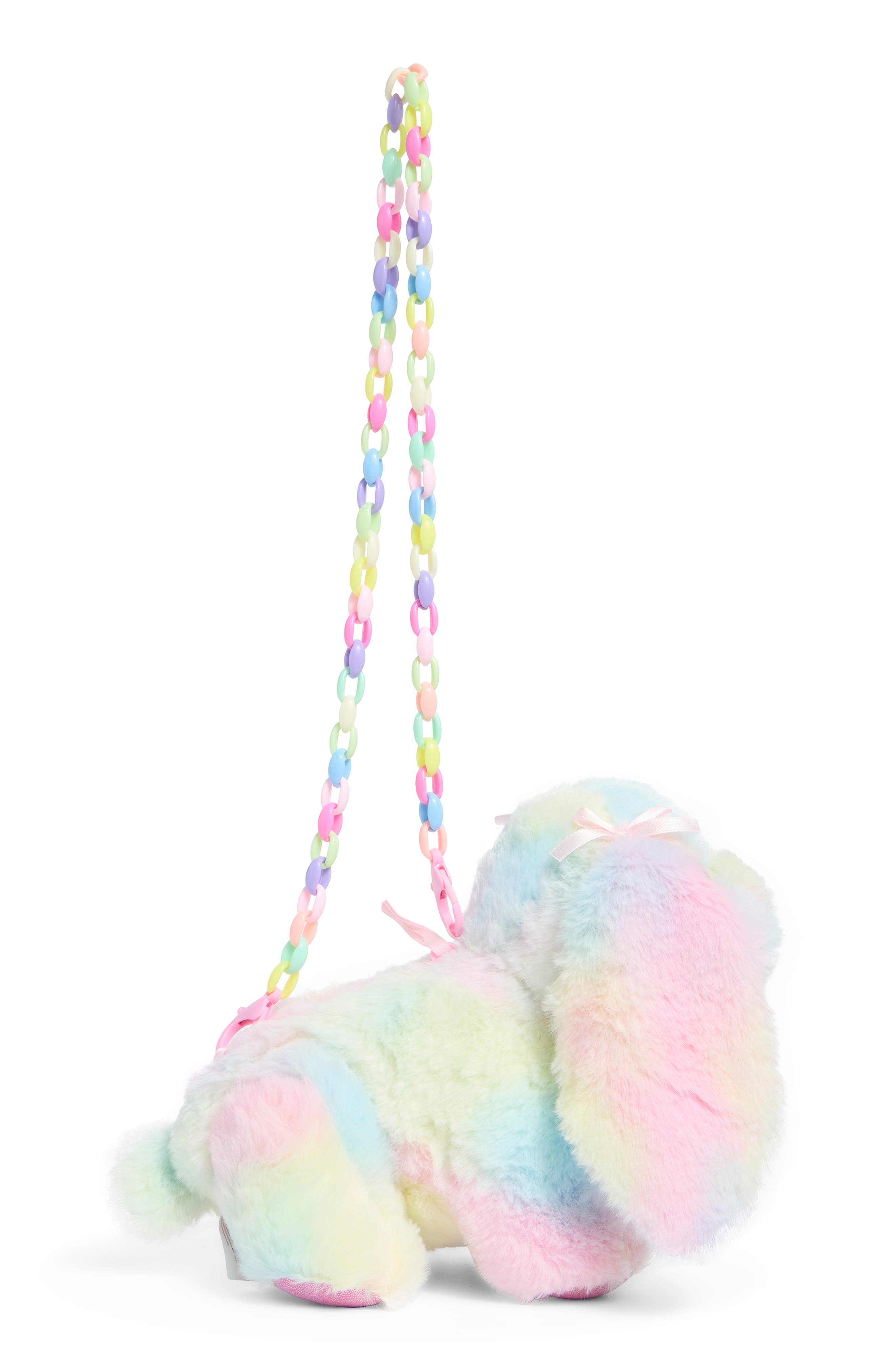 Olly & Me Olly Rainbow Tie Dye Bunny Bag, Alternate, color, Pink Tie Dye