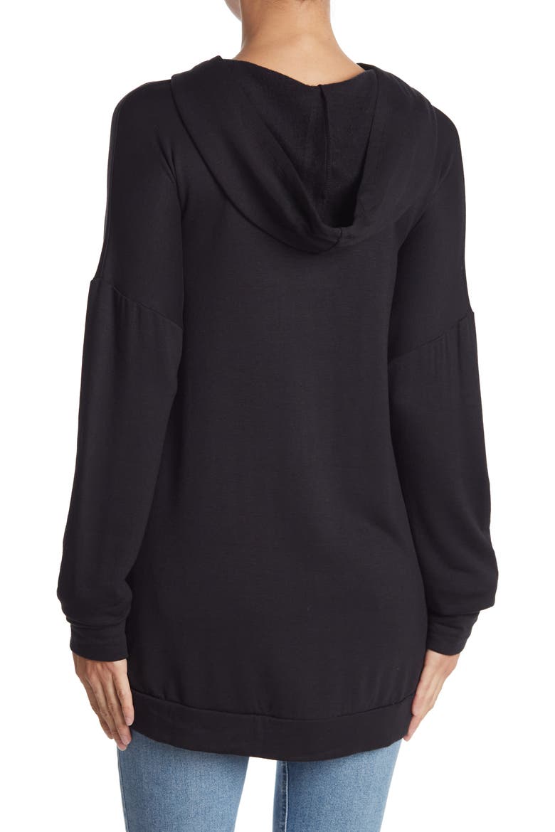 Asymmetric Dolman Sweatshirt, Alternate, color, BLACK PRINT 1