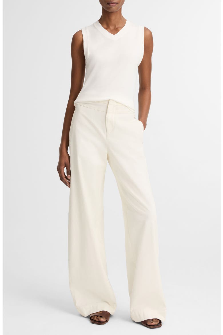 Sleeveless Knit Top, Alternate, color, OPTIC WHITE
