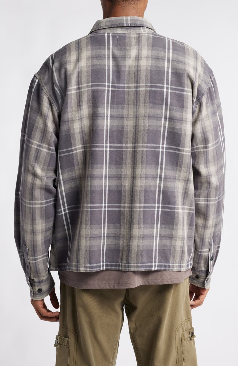 PacSun Plaid Cotton Button-Up Shirt, Alternate, color, 