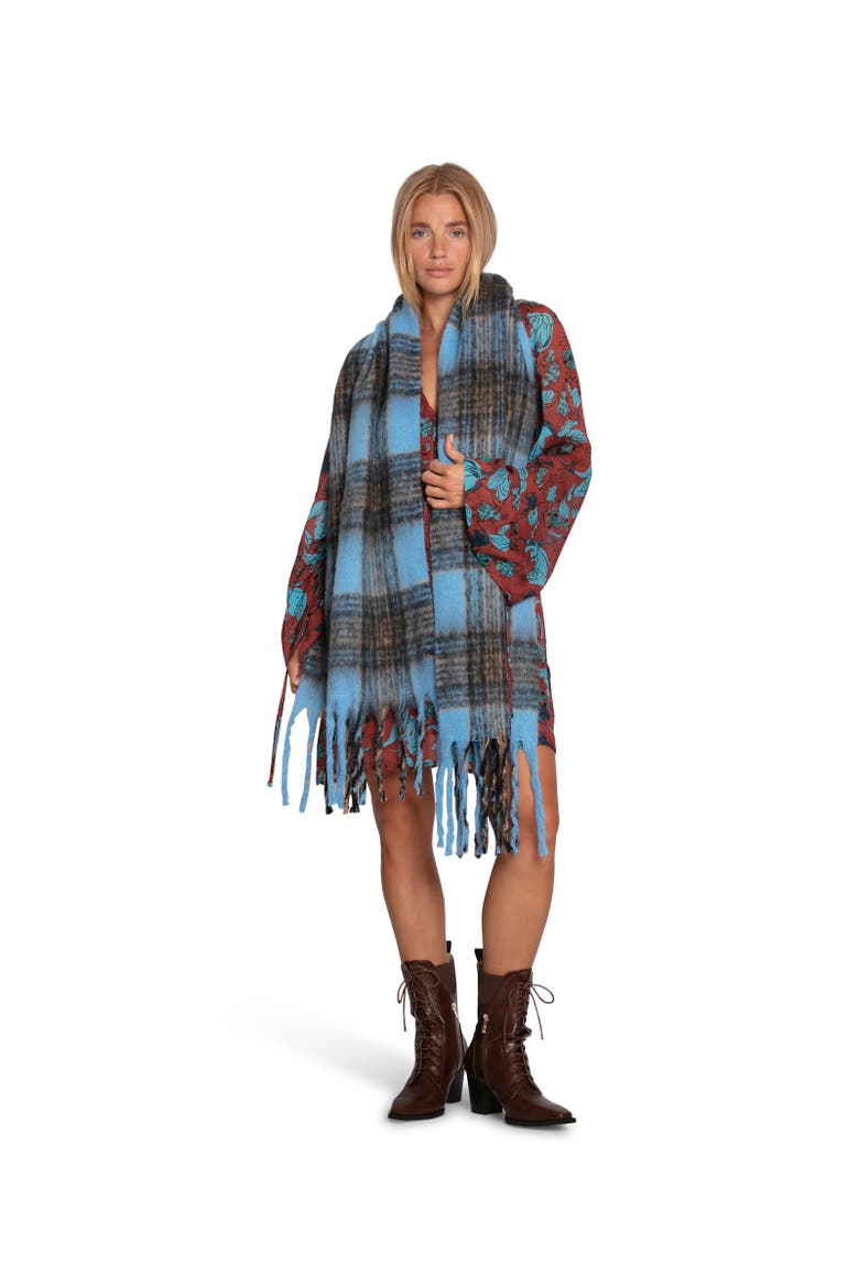 Coming Home Scarf, Alternate, color, Blue