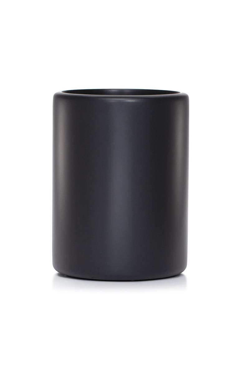 Domus Black Matte Waste Basket, Main, color, GREY