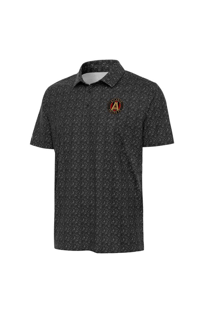 ANTIGUA Men's Antigua Black Atlanta United FC Figment Polo, Main, color, Black