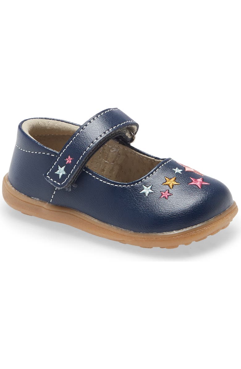 See Kai Run Ginny Embroidered Metallic Mary Jane, Main, color,