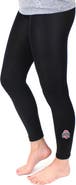 ZOOZATZ Women's ZooZatz Black Ohio State Buckeyes Fleece Leggings