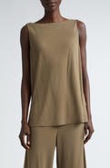 Lafayette 148 New York Boat Neck Sleeveless Top