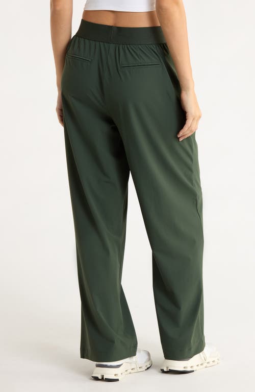 90 Degree By Reflex Warp X Dinah Wide Leg Pants In Green
