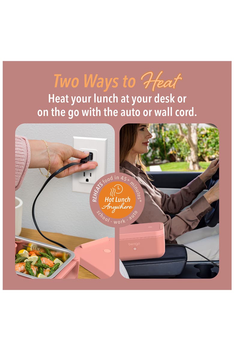 Heat Electric Lunch Box, Alternate, color, PINK