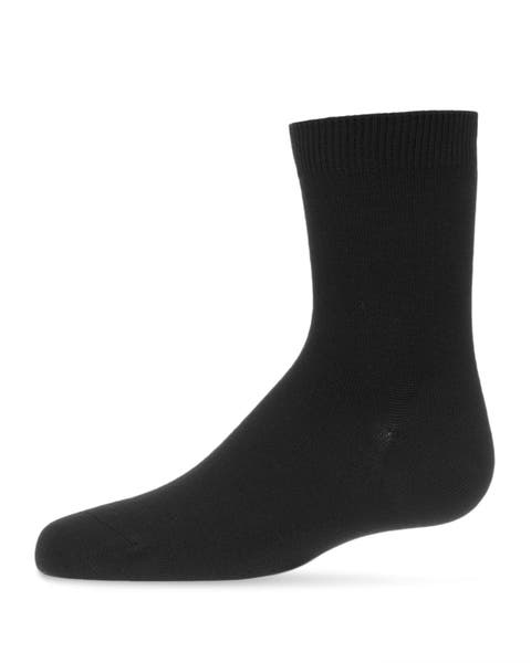 Kid's Basic Soft Rayon Crew Socks (Baby, Toddler, Little Kid & Big Kid)