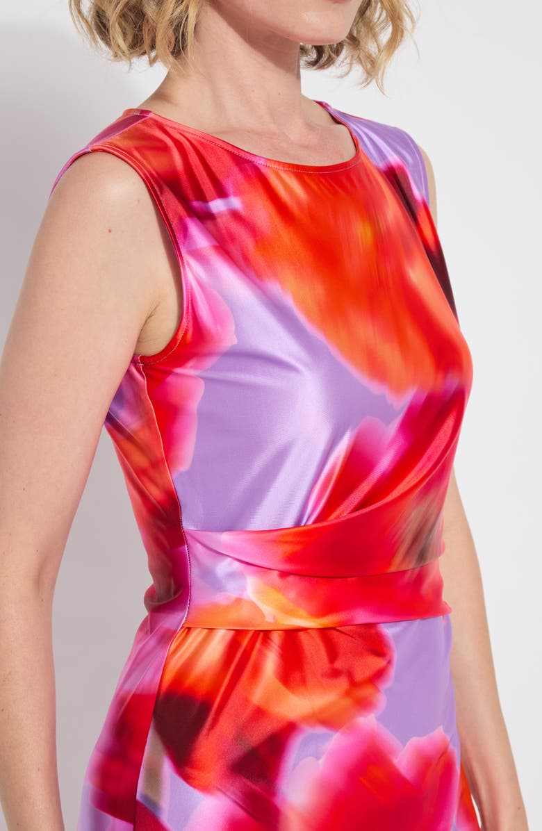Lysse Raquel Drape Midi Dress, Alternate, color, 