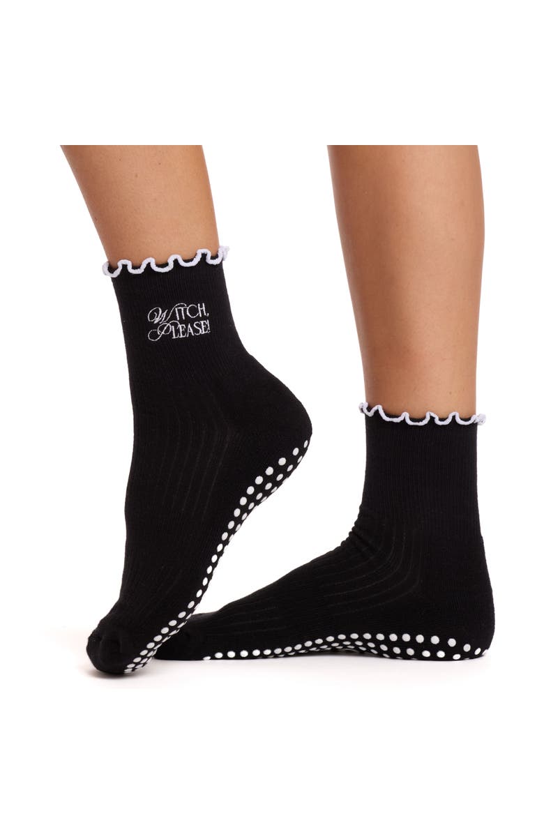 Souls. Witch Please Grip Sock, Main, color, Black