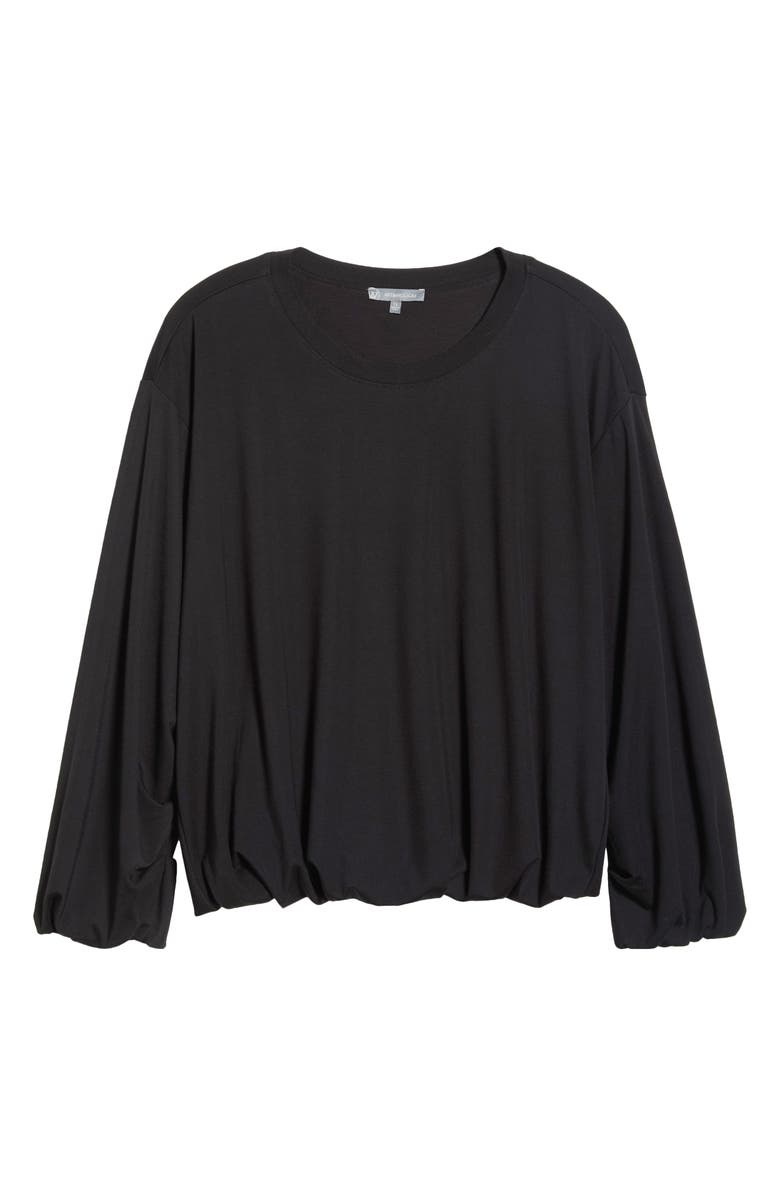 Wit & Wisdom Blouson Knit Top, Main, color, Black