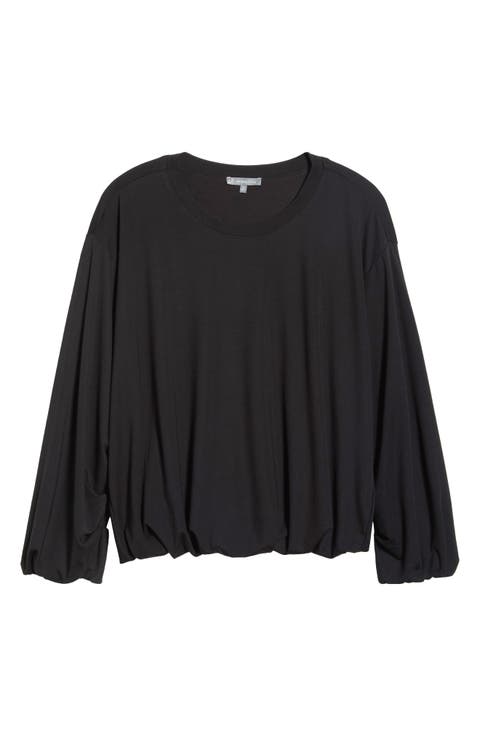 Blouson Knit Top (Plus)