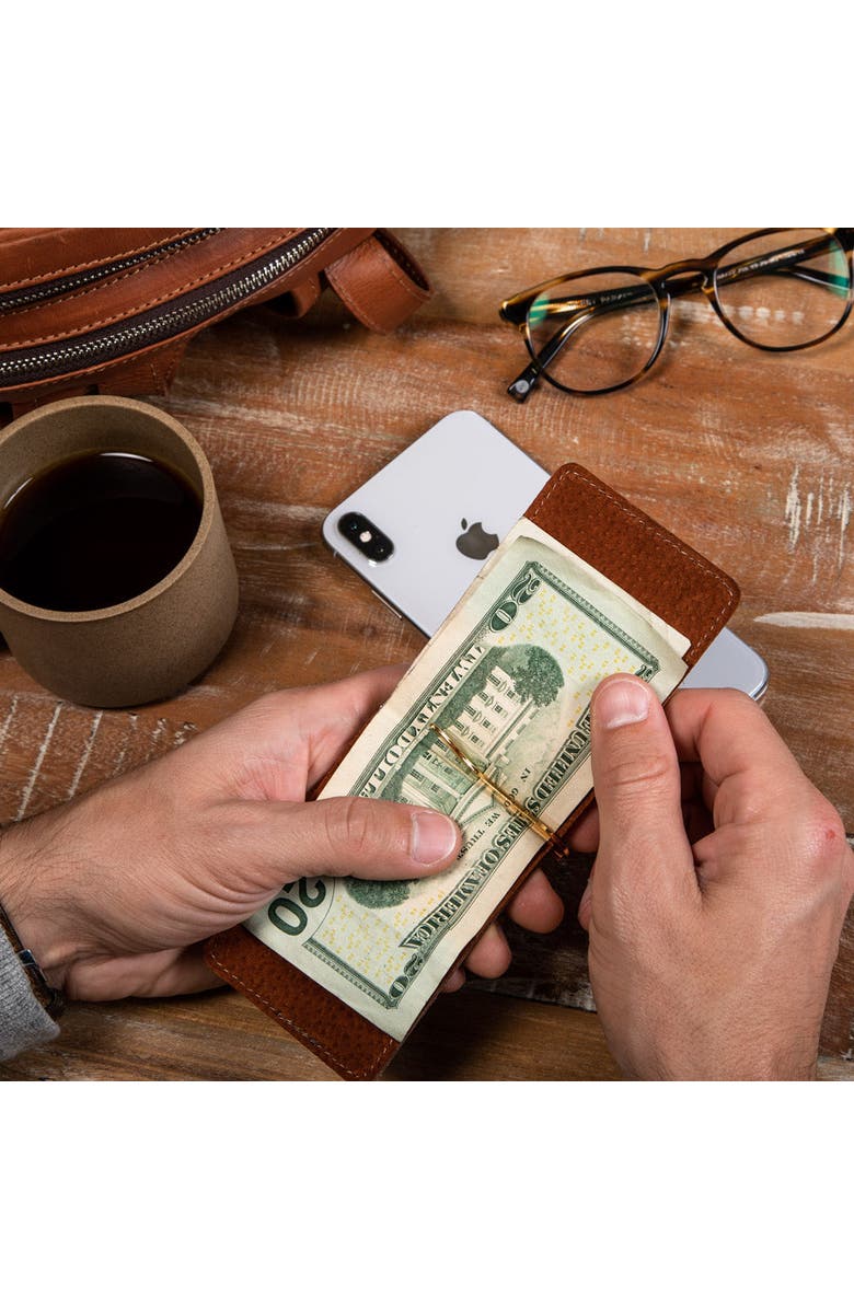 Casupo Money Clip Wallet, Alternate, color, Chocolate