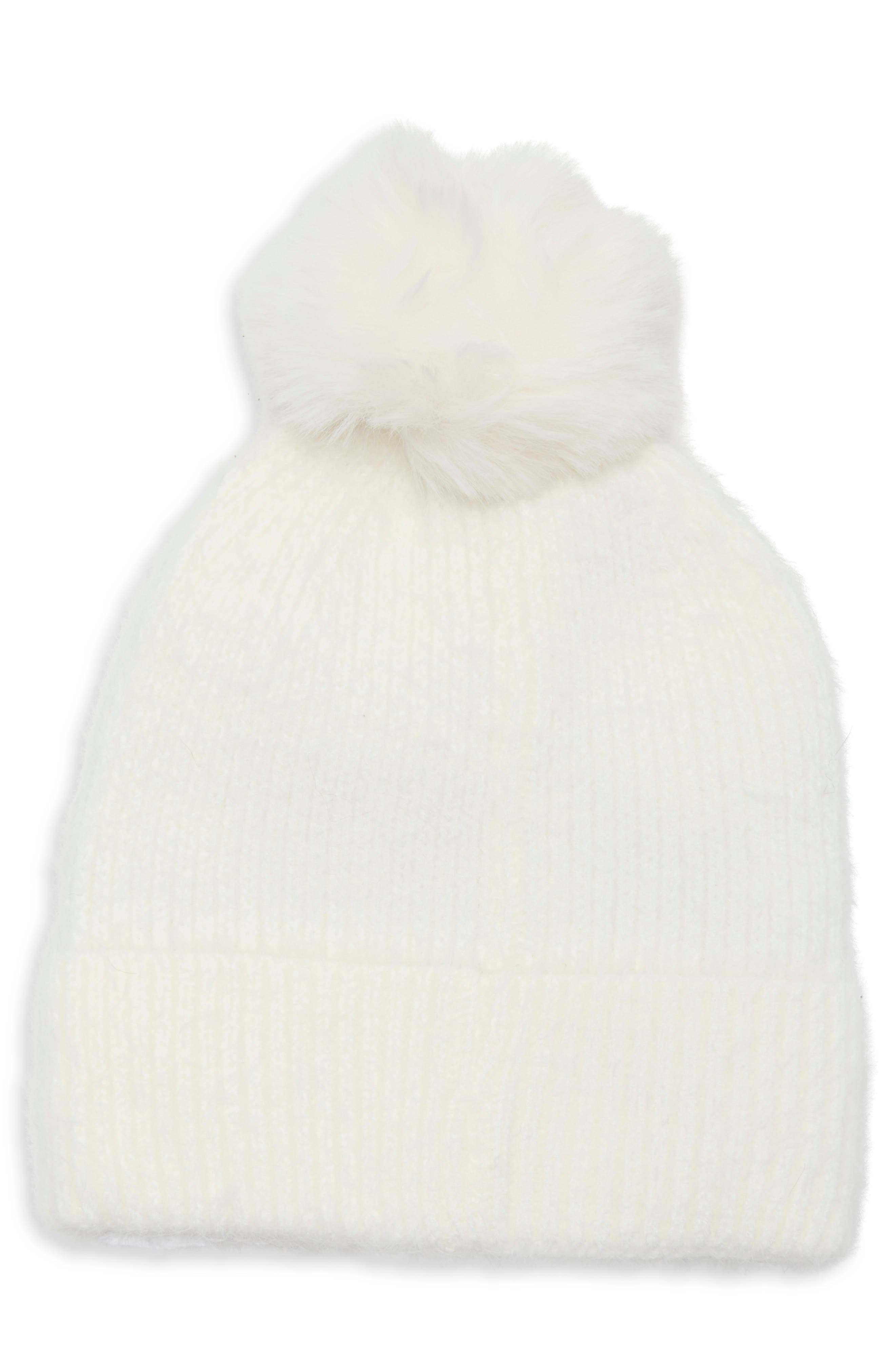Gold Stud Pom Beanie