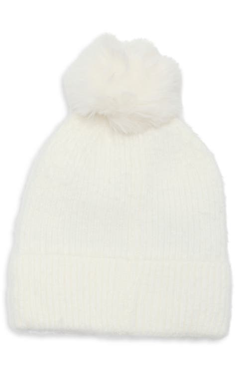 Gold Stud Pom Beanie