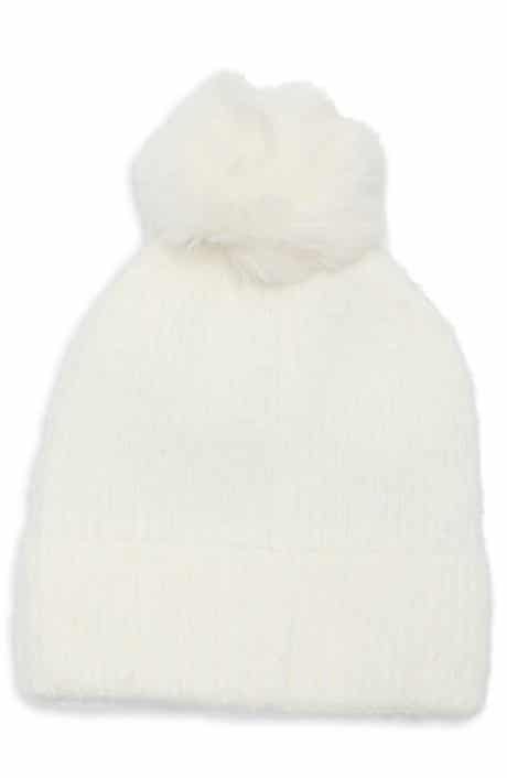 Gold Stud Pom Beanie