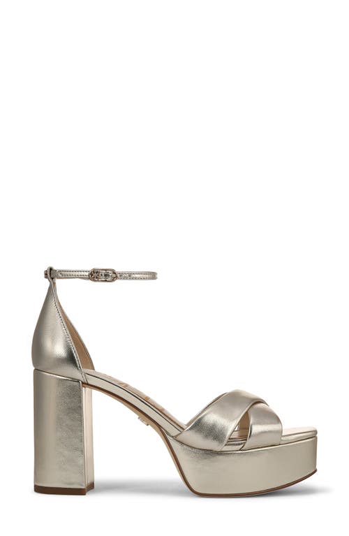 Sam Edelman Jullian Platform Heel Jute Leather In Jute