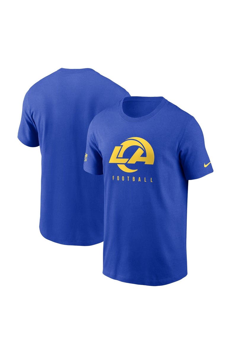 Nike Men's Nike  Royal Los Angeles Rams Sideline Performance T-Shirt, Main, color, Royal