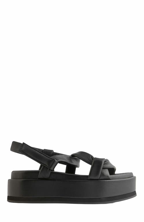 Neil J. Rodgers Obi Flatform in Black Nappa  product