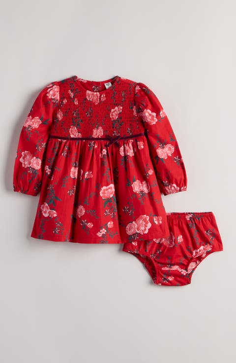 Smocked Top and Bloomers Set