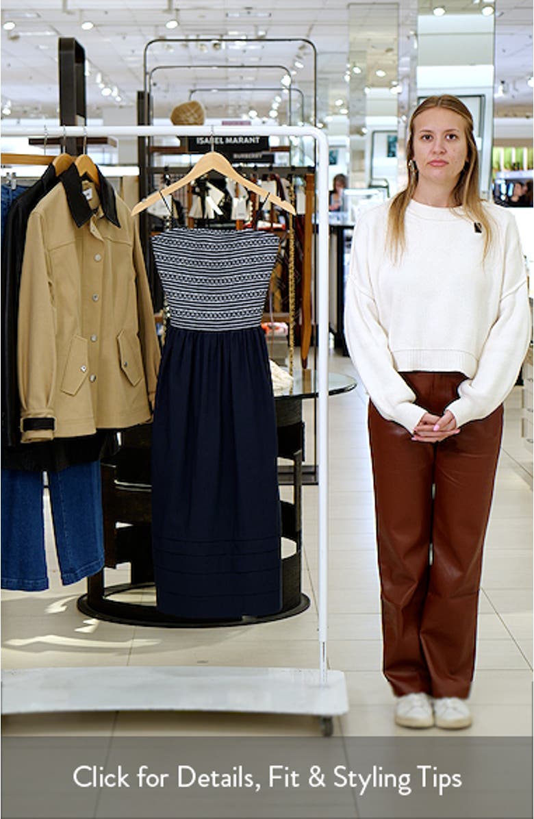 Jace Cotton Poplin Strapless Smocked Maxi Dress, sales video thumbnail