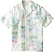 Marine Layer Luzio Resort Print Camp Shirt