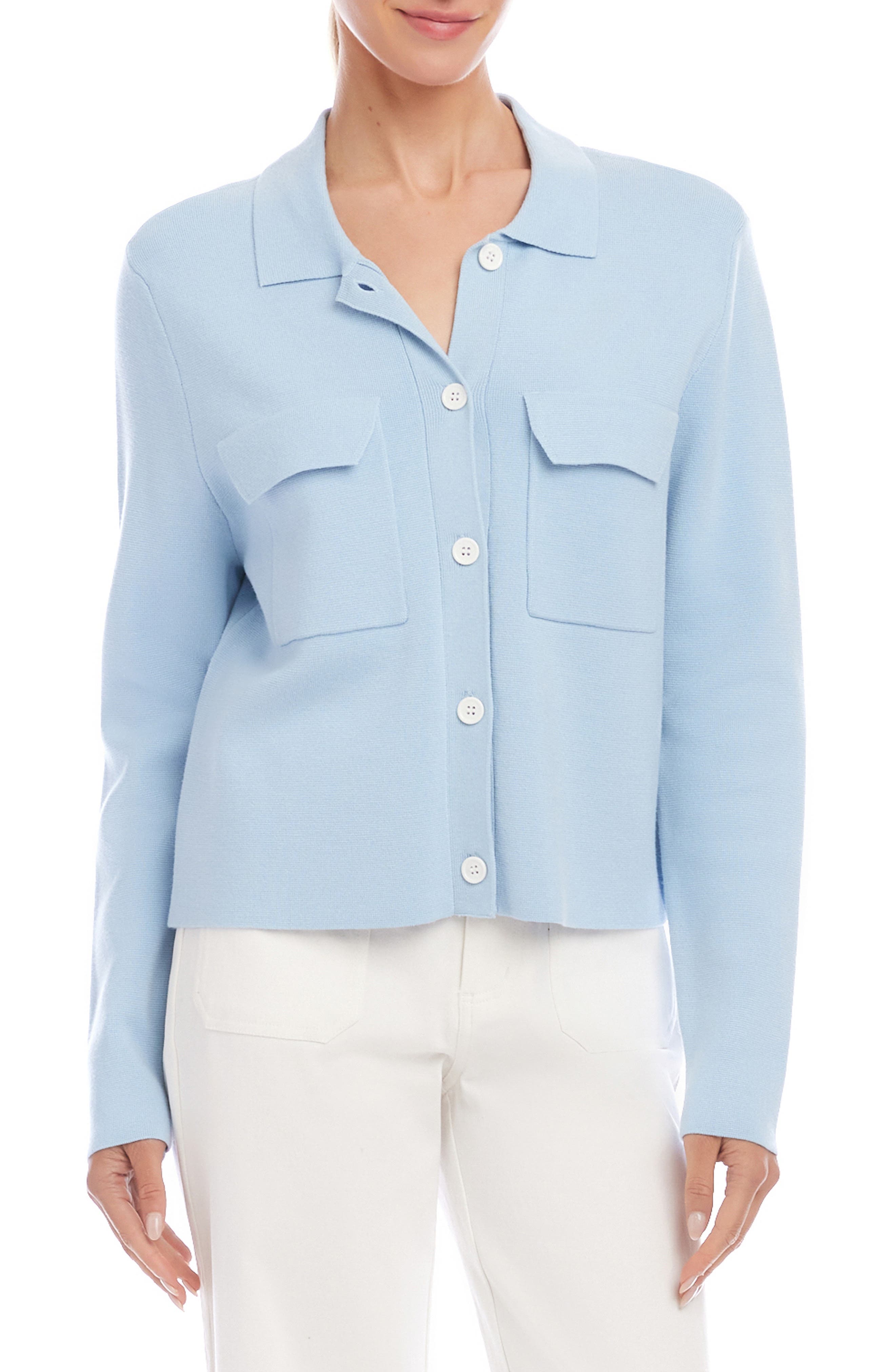 Collared Sweater Jacket