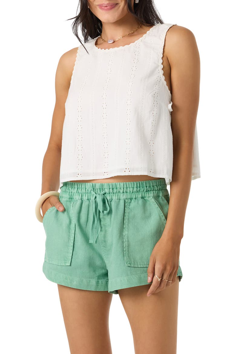 Athena Crop Tank, Main, color, WHITE