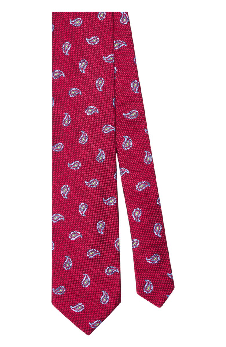 Robert Talbott Robert Pine Jacquard Best of Class Necktie, Main, color, Red