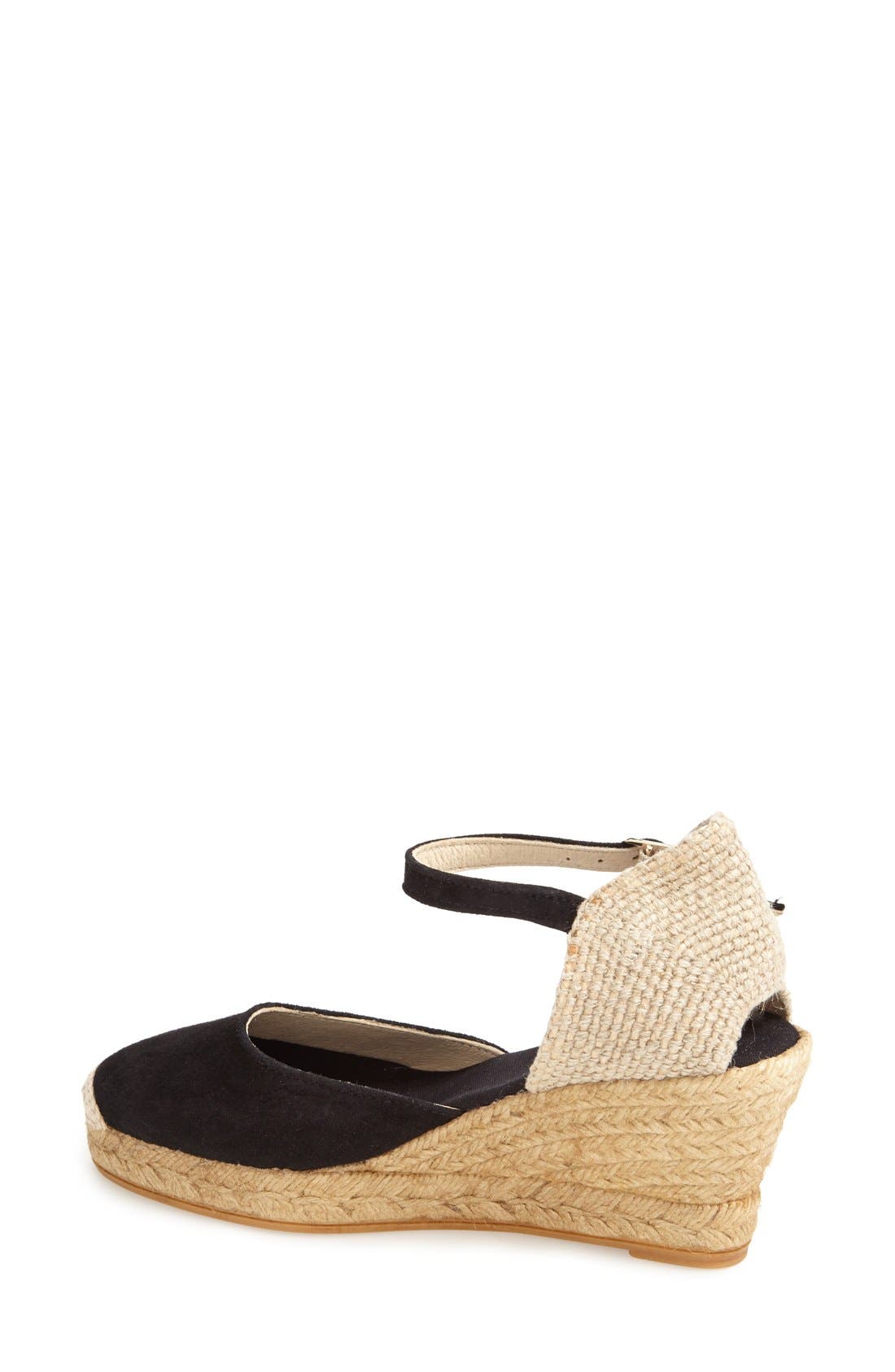 Lloret-5 Espadrille Wedge Sandal, Alternate, color, BLACK