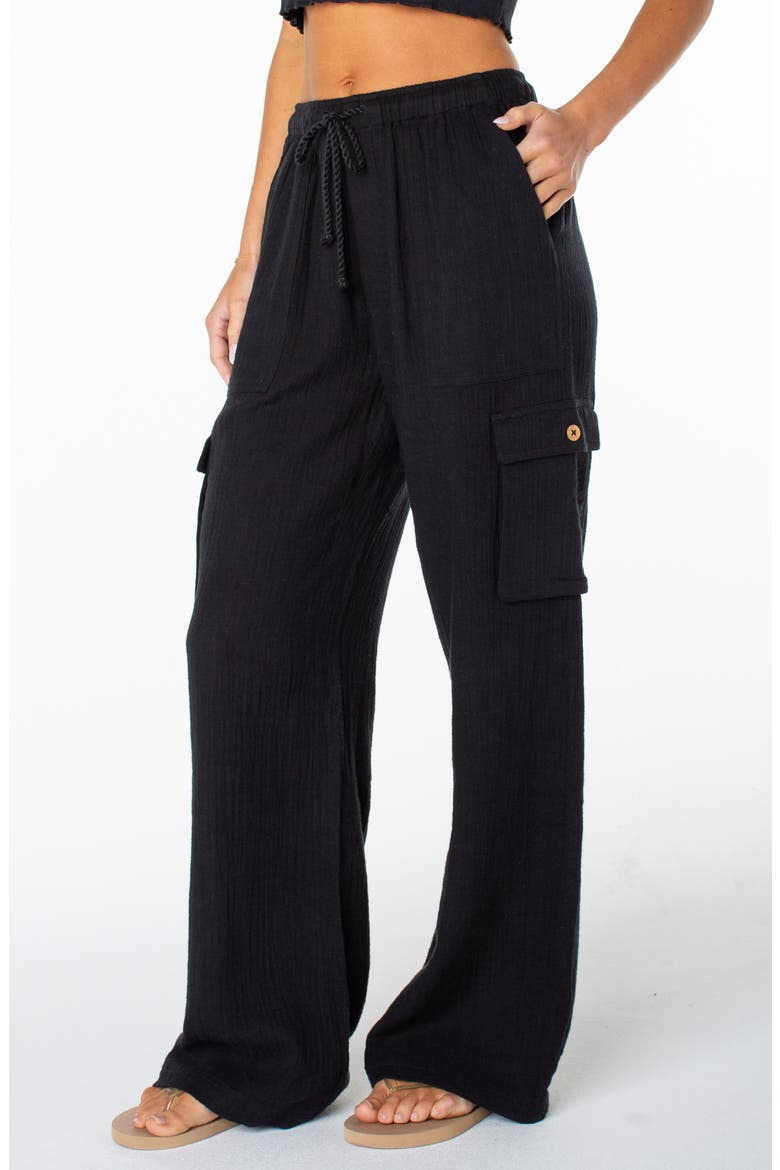 Precious Cargo Drawstring Pants, Alternate, color, ANTHRACITE