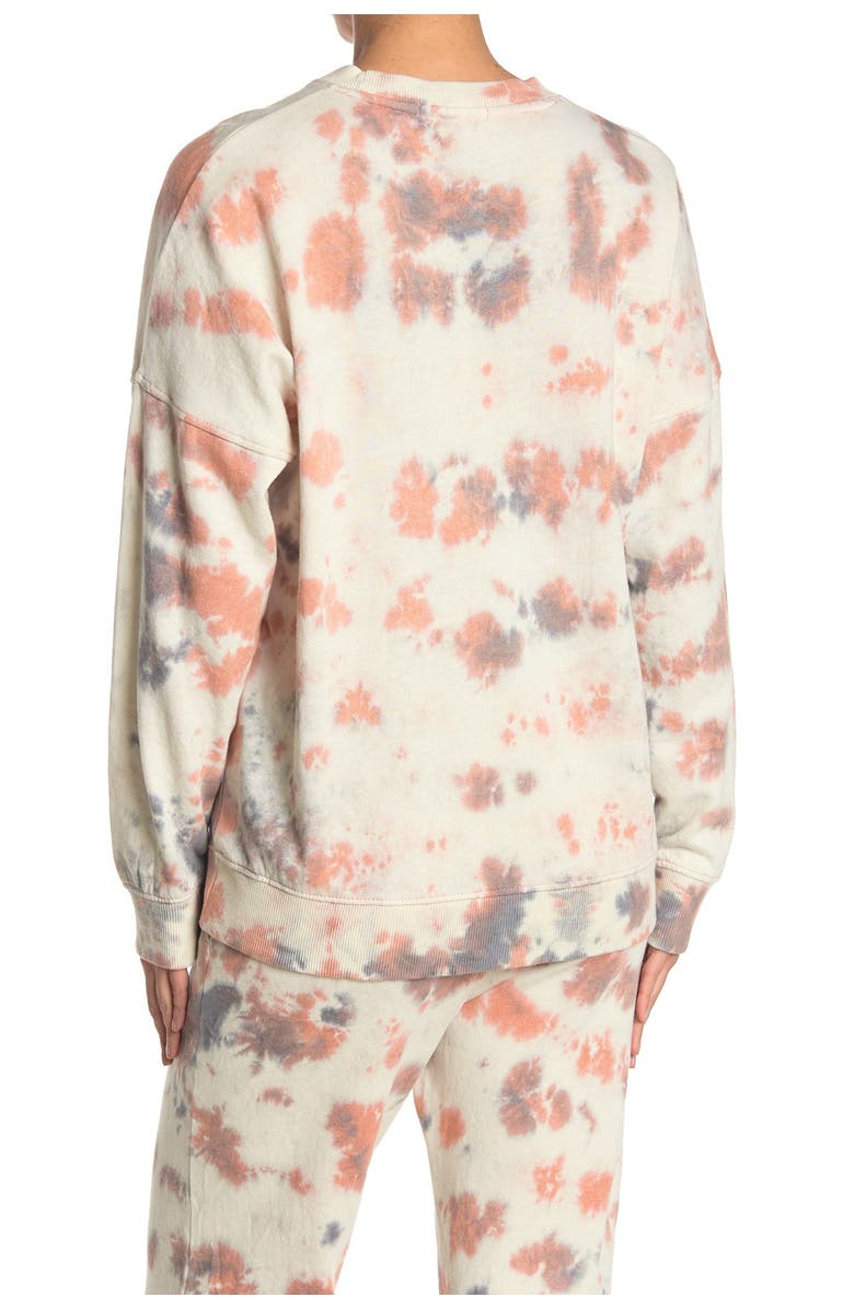 Threads 4 Thought Cathy Tie-Dye Crew Neck Boyfriend Pullover, Alternate, color,