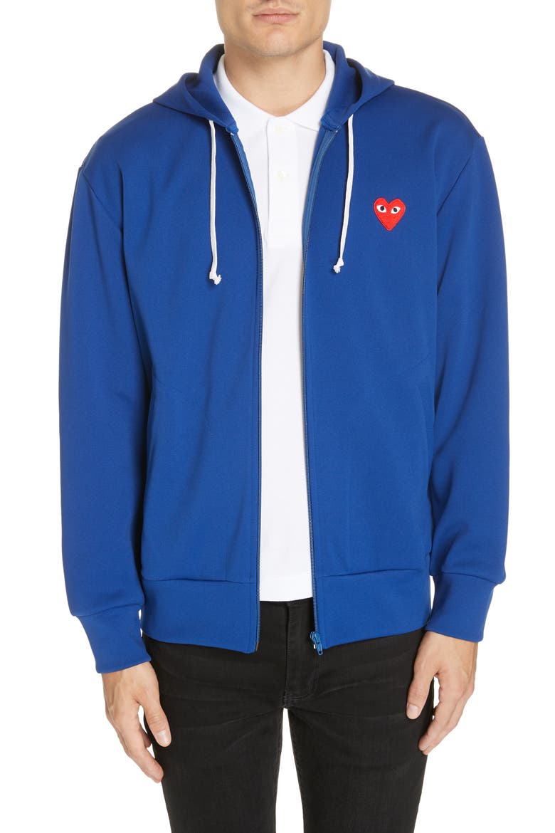 Zip-Up Hoodie, Main, color, NAVY