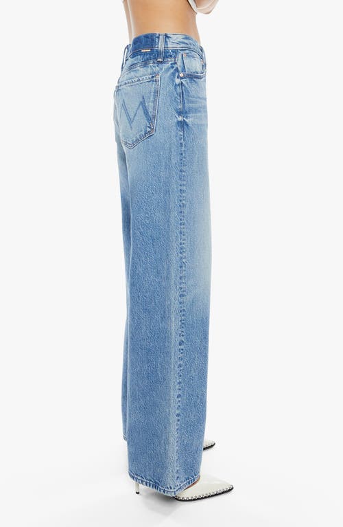 Mother Womens Look Ma No Hands The Rambler Zip Ankle Straight-leg Denim Jeans In Wipeout