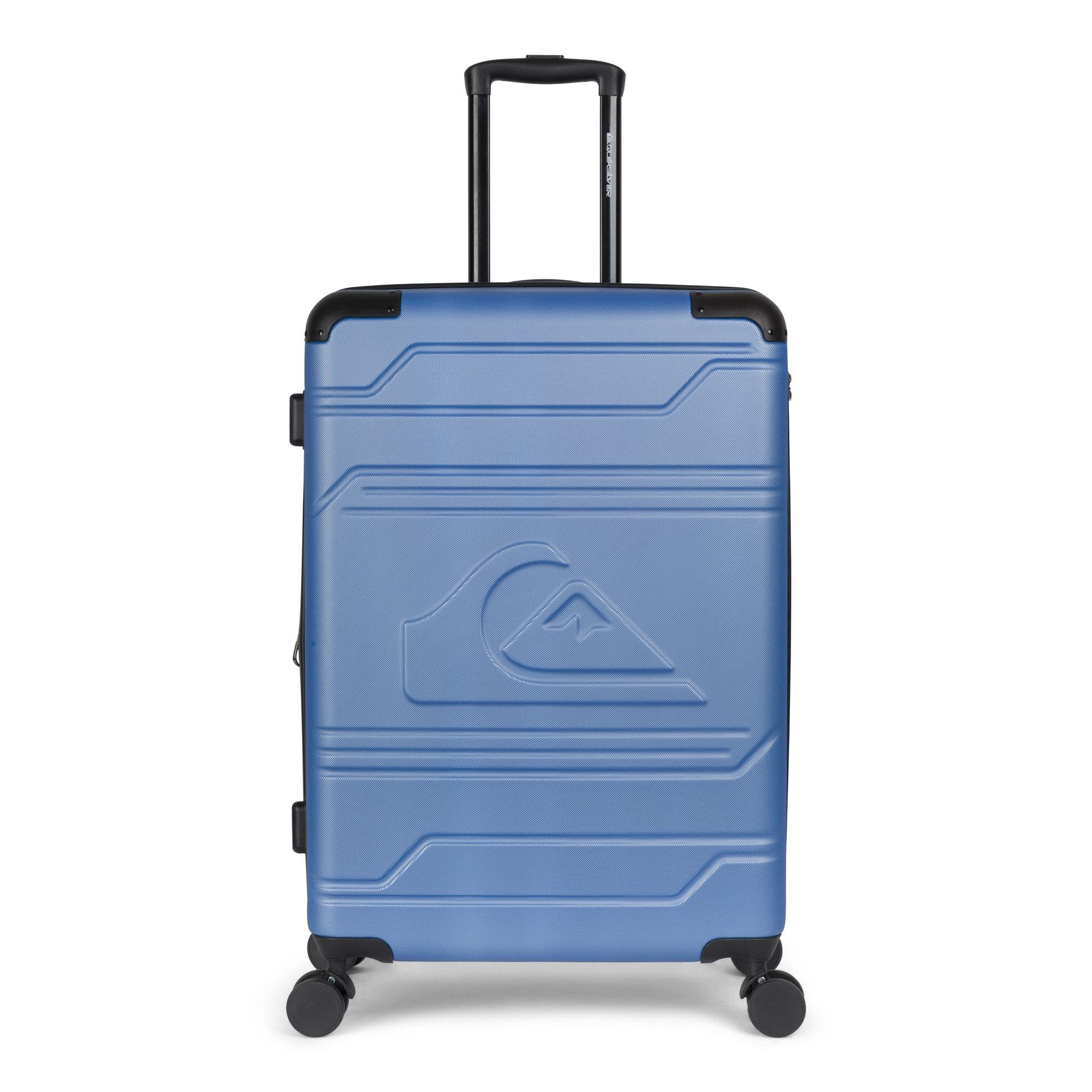 Quiksilver Rincon Suitcases PC Hardside Expandable Luggage with Spinner Wheels, 3-Piece Set, Alternate, color, Ocean Blue