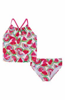 Andy & Evan Kids' Watermelon Tankini Two-Piece Swimsuit