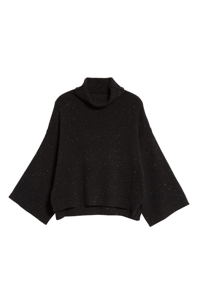 FRAME Funnel Neck Swing Cashmere Sweater, Alternate, color, 