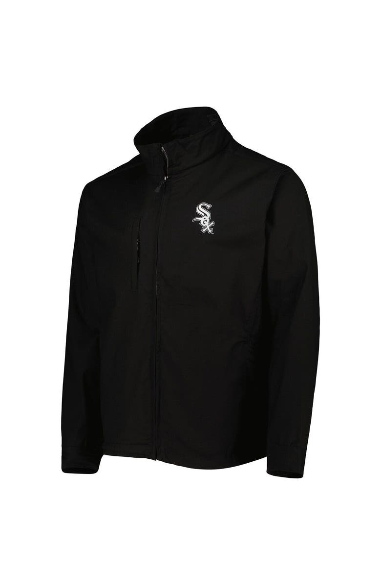 DUNBROOKE Men's Dunbrooke Black Chicago White Sox Journey Tri-Blend Full-Zip Jacket, Alternate, color, Black