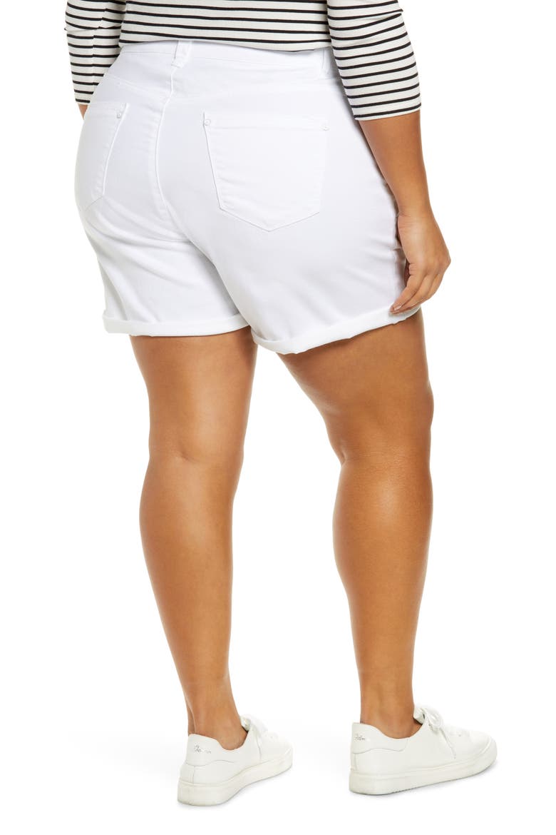 Denim Shorts, Alternate, color, OPW-OPTIC WHITE