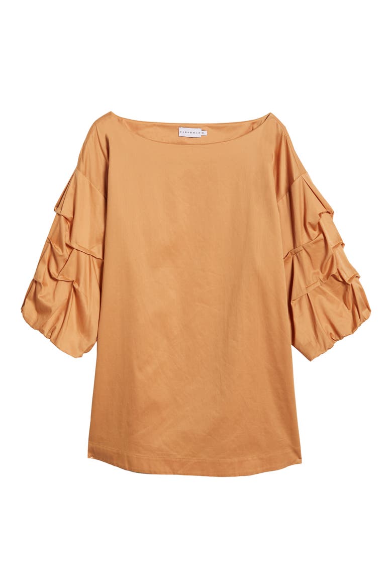 Balia Cotton Popover Top, Alternate, color, SAND
