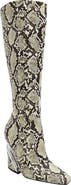 NINETY UNION Viva Snake-Embossed Knee High Boot