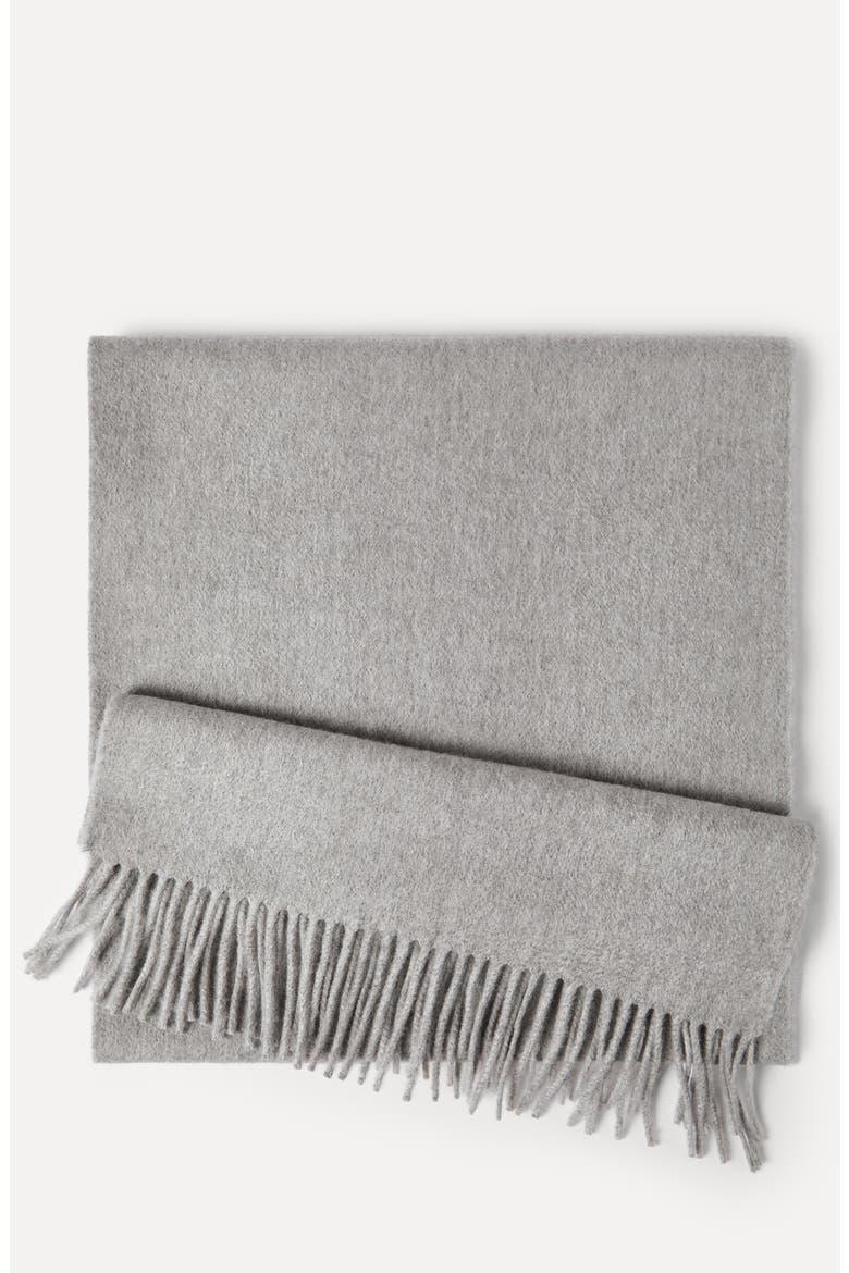 Double knit scarf, Alternate, color, Light Grey