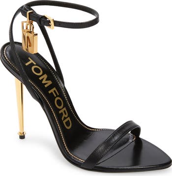 【関税&送料込】Tom Ford Padlock Pointy Sandals In Smooth Le TOM FORD Padlock Pointy Toe Sandal (Women) | Nordstrom