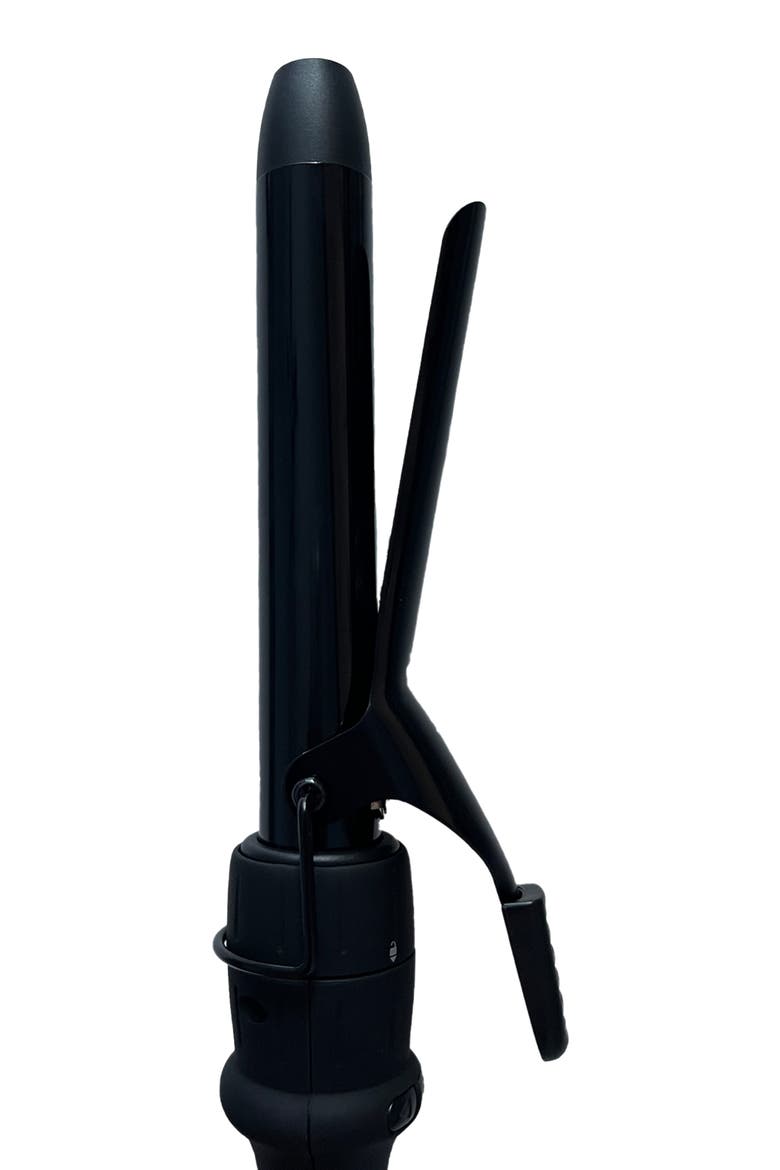 Signature Curling Iron | 1-inch Interchangeable Tourmaline Barrel, Alternate, color, Black 25mm
