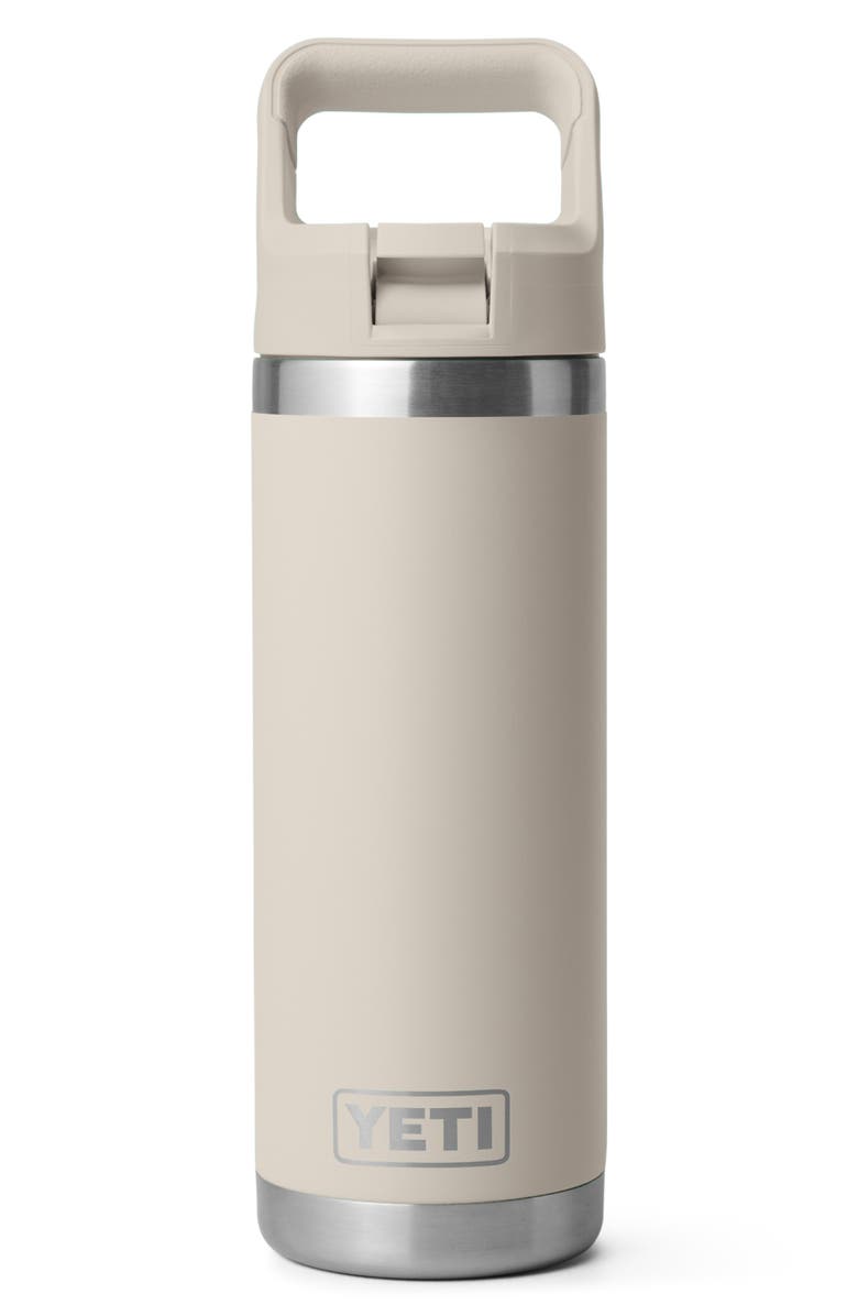 YETI Rambler 18-Ounce Straw Water Bottle, Main, color, Cape Taupe