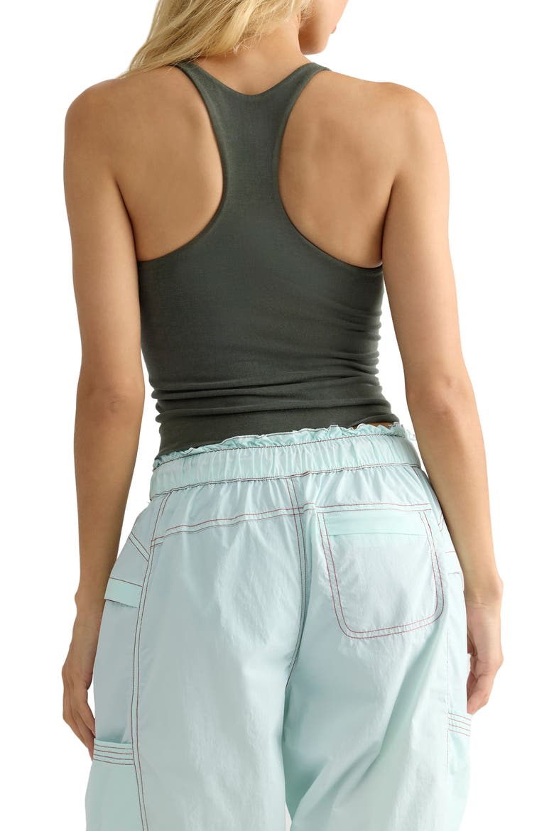 FP Movement Go To Smooth Square Neck Camisole, Alternate, color, WASHED IVY